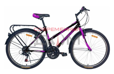 Велосипед Pioneer Aurora 26/16" black-violet-white